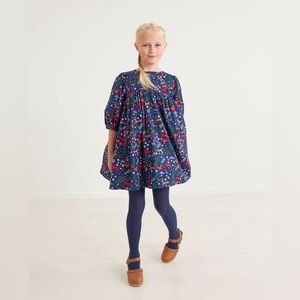 Hanna Andersson Holiday Christmas Winter Wonderland On Navy Flannel Dress